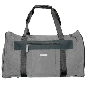 Versace Parfumes Gray Duffle/Tote/Carry On/ Weekend/ Travel/ Gym Bag